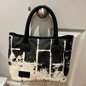 L.A.M.B. by Gwen Stefani bag. Gently worn, bought at Nordstrom-black/off-white